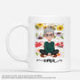 7828MGE1 oma cartoon personalisiertes geschenk  mama  oma tasse blumen resin harz 7828mthza