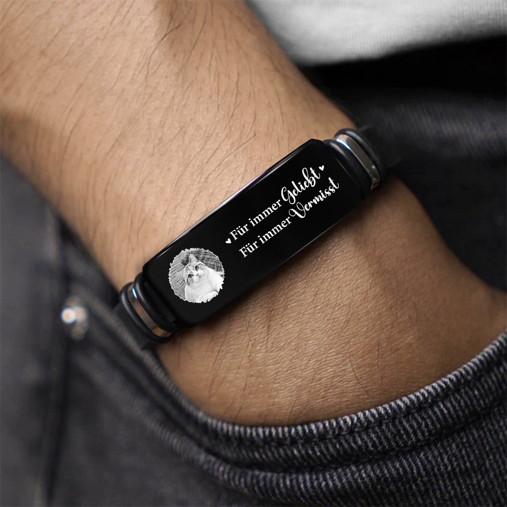 7853jGE2 ich bin immer bei dir personalisierte trauergeschenke  armband mit foto_ katze hund 7853j3qcc