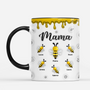 7865MGE2 3d druck effekt oma  enkelkinder bienen honig personalisiertes geschenk  oma  mama tasse 7865m8fma