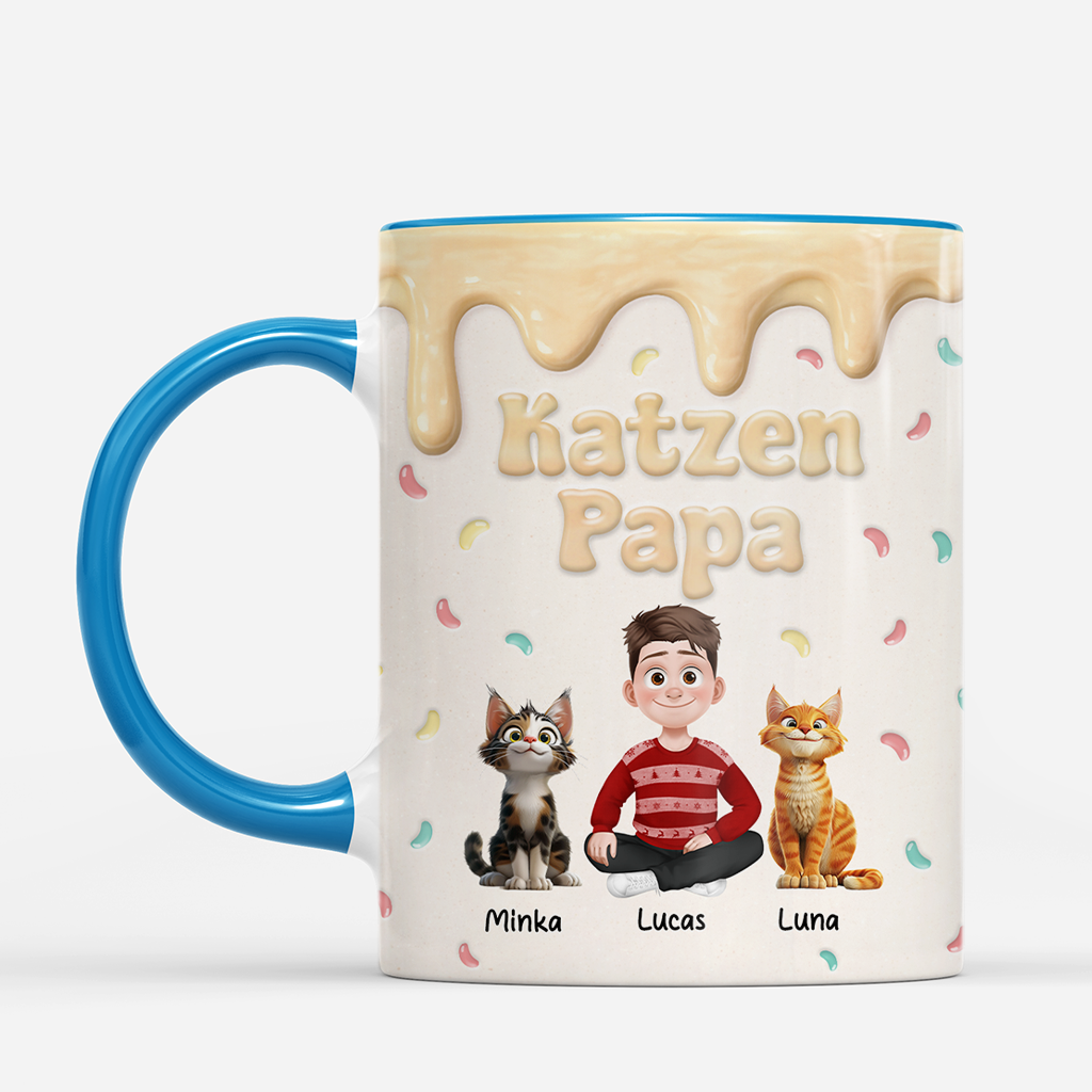 7870MGE2 3d druck effekt hundemama hundepapa gestreift personalisierte hunde geschenke  tasse drip optik 7870m8fcd_e67a59bc 7519 4c8e a4cd ea0b6a91660d