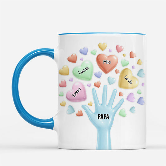 7871MGE1 3d druck effekt hand und herzen personalisiertes geschenk  mama  papa tasse 7871mtvwa_1