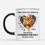7880MGE2 3d druck effekt happy muttertagvatertag personalisiert_e geschenke katze  tasse wand gebrochen 7880m