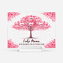 7889RGE1 ich habe dich sehr lieb personalisiertes geschenk  acryl aufsteller mit stander mamapapa 7889rtpca