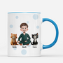 7899MGE3 katzenmama  katzenpapa cartoon personalisierte geschenke katze  tasse 7899m3fad