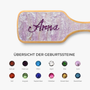 7900AGE5 name personalisiertes geschenk  haarburste mit strass 7900aq0h5a