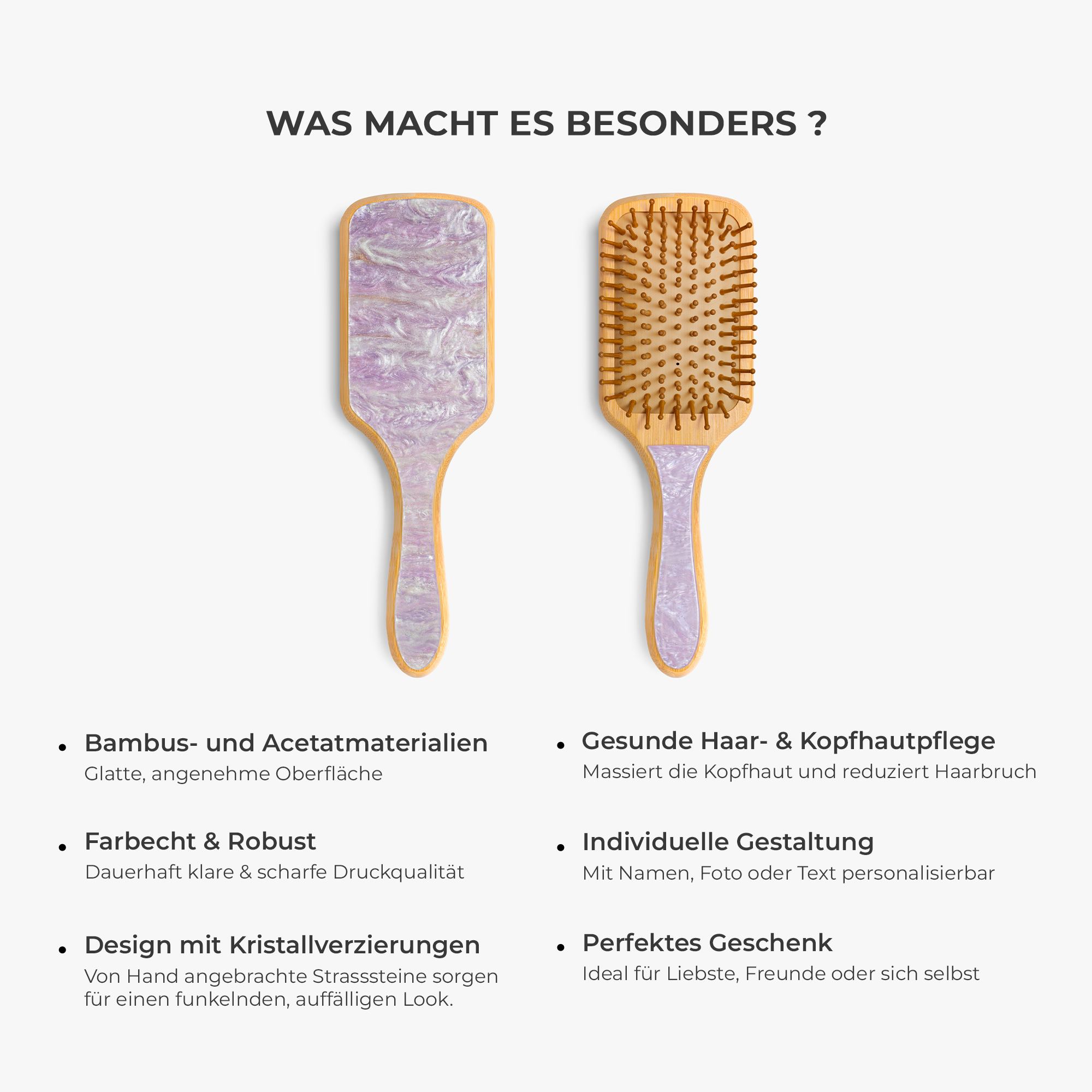 7900AGE6 name personalisiertes geschenk  haarburste mit strass 7900aq0h5a