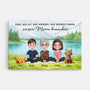7904CGE1 egal wie alt wir werden wir werden personalisiertes geschenk  leinwand mamapapahundkatze 7904c8pza