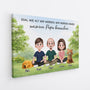 7904CGE2 egal wie alt wir werden wir werden personalisiertes geschenk  leinwand mamapapahundkatze 7904c8pza