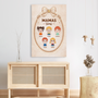 7917CGE3 mamas gang personalisiertes geschenk  leinwand mamaoma vintage rahmen 7917c8xha