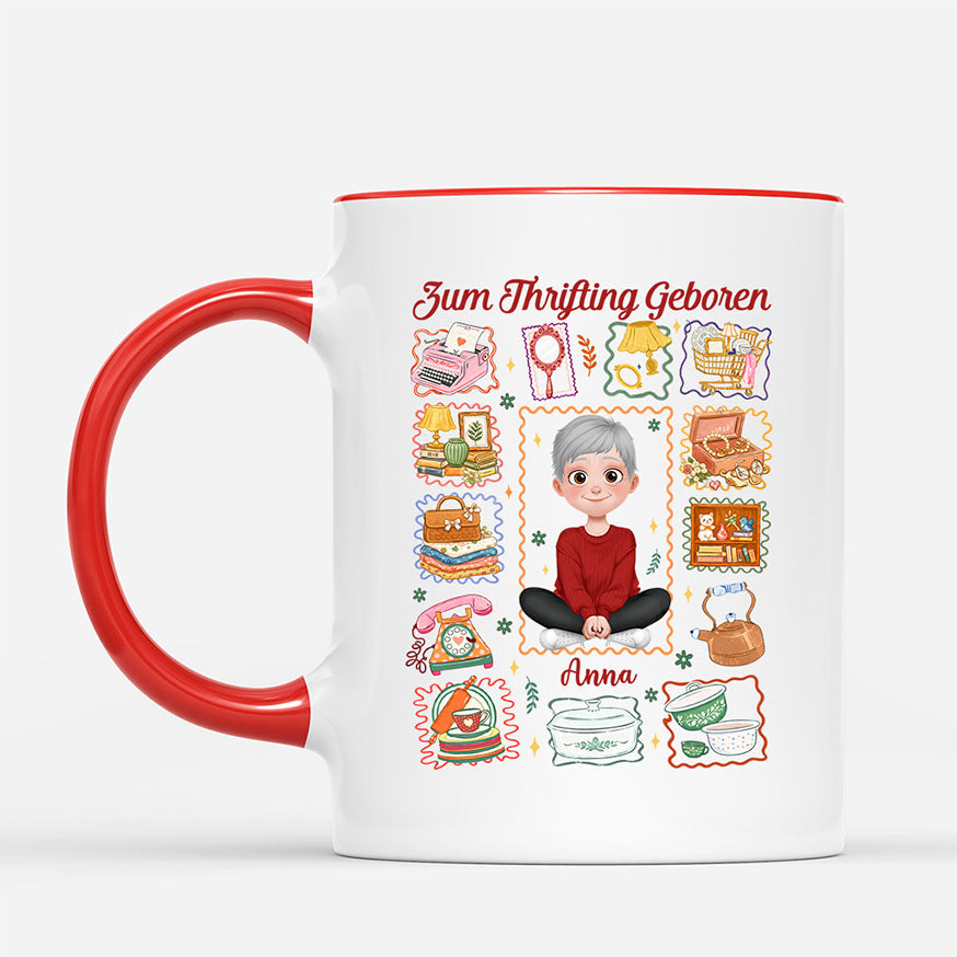 7923MGE2 zum thrifting geboren personalisiertes geschenk  tasse m_nner  frauen 7923m8vca