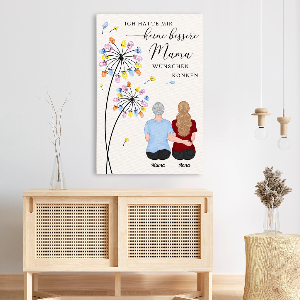 7928CGE1 ich hatte mir keine bessere mama wunschen konnen personalisiertes geschenk  leinwand mama  papa 7928c3kta_3