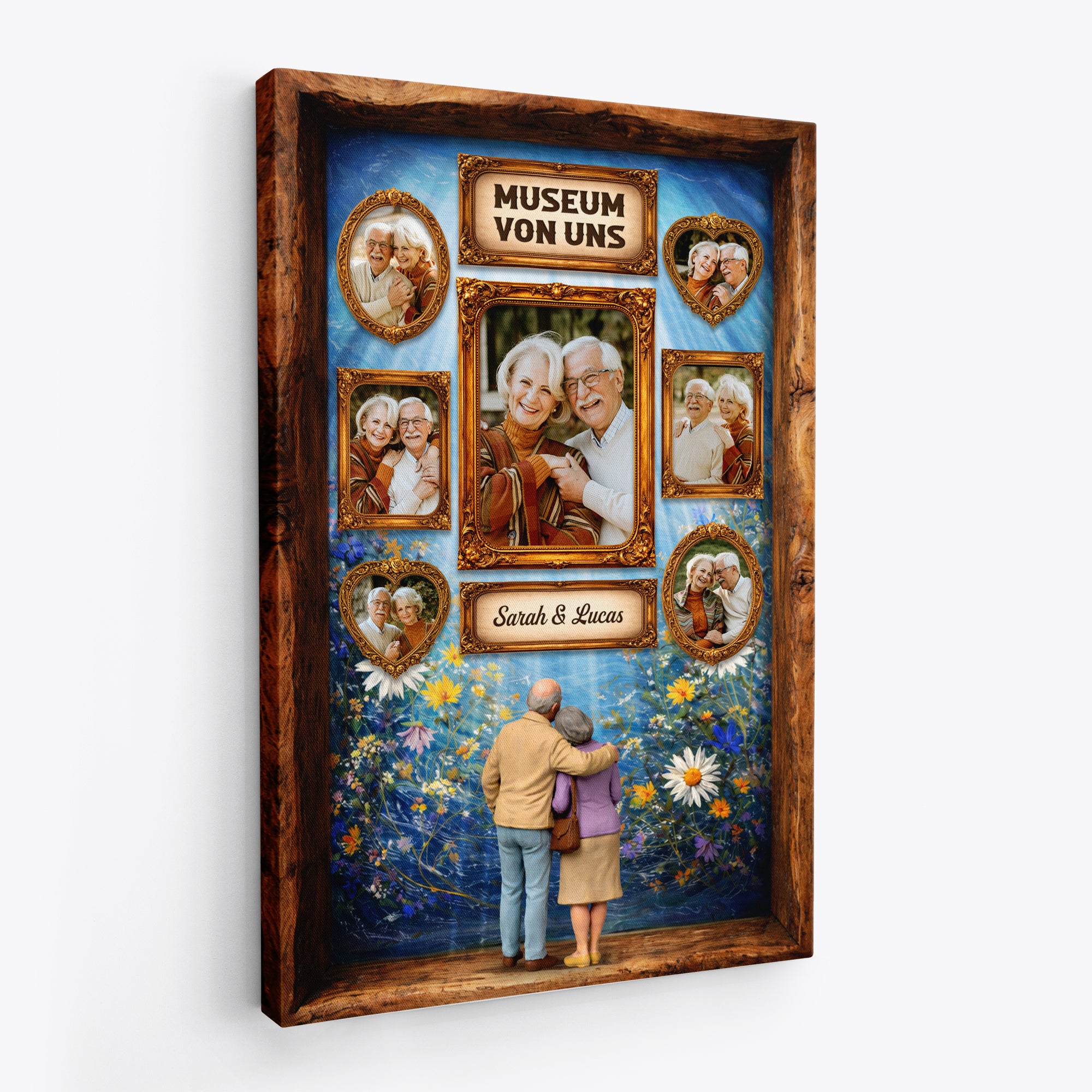 7944CGE2 3d druck effekt museum von uns personalisierte paar geschenke  leinwand_ mit foto resin harz 7944cspwg