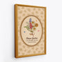 7951CGE2 3d druck effekt mamas garten personalisierte leinwand mama  oma blumen vintage 7951ccpca