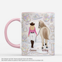 7954MGE1 3d druck effekt pferd und mensch personalisierte geschenke pferd  tasse manner  frauen holografie 7954m8fcu