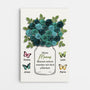 7960GE1 wenn omas blumen waren wurden wir dich pflucken personalisiertes geschenk  leinwand mama  oma 7960c6yna