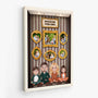 7962CGE2 familie cartoon personalisierte geschenke foto  leinwand familie_ 7962c6vwi