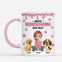 7966MGE2 3d druck effekt bester hundepapa der welt personalisierte hunde geschenke  tasse drip optik 7966m8qzc
