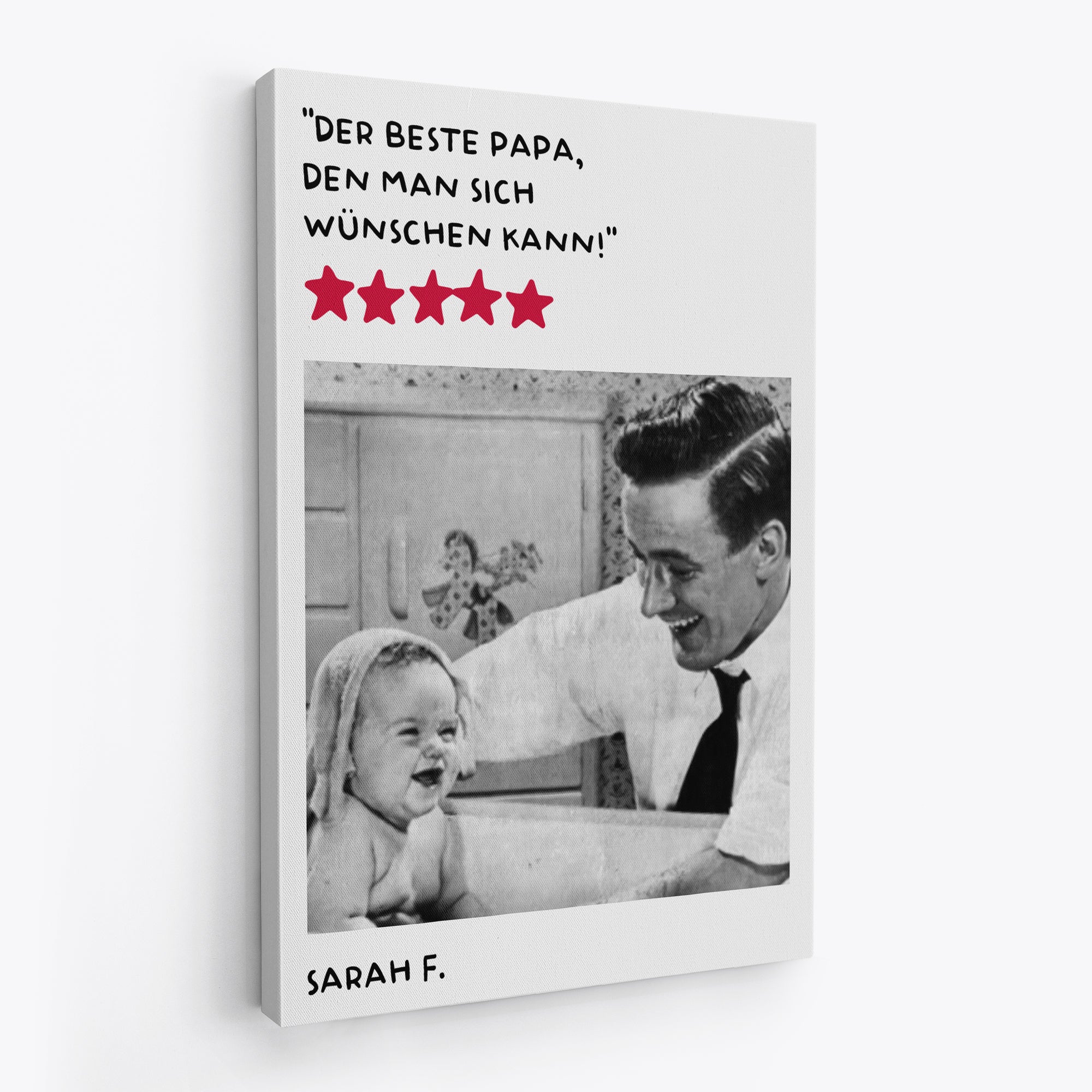 7969CGE2 du hast mich auf diese welt gebracht und es ist grossartig personalisierte geschenke foto  leinwand mama  papa 7969ccpwa