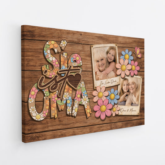7972CGE2 sie ist mama personalisierte geschenke foto  leinwand mama  oma 7972ctqna