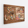 7972CGE2 sie ist mama personalisierte geschenke foto  leinwand mama  oma 7972ctqna