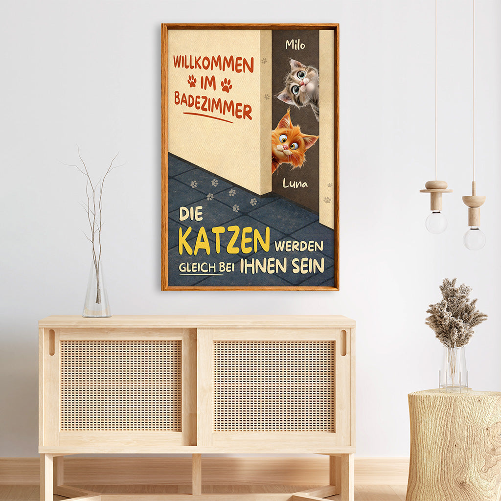 7974CGE3 eine katze wird gleich bei ihnen sein personalisierte geschenke katze  leinwand 7974ccqmd_3f85528e f756 4621 9dff b4cf46bb5506