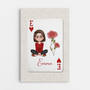 7976CGE1 name  blume personalisiertes geschenk  leinwand mama  oma spielkarten 7976ctfna