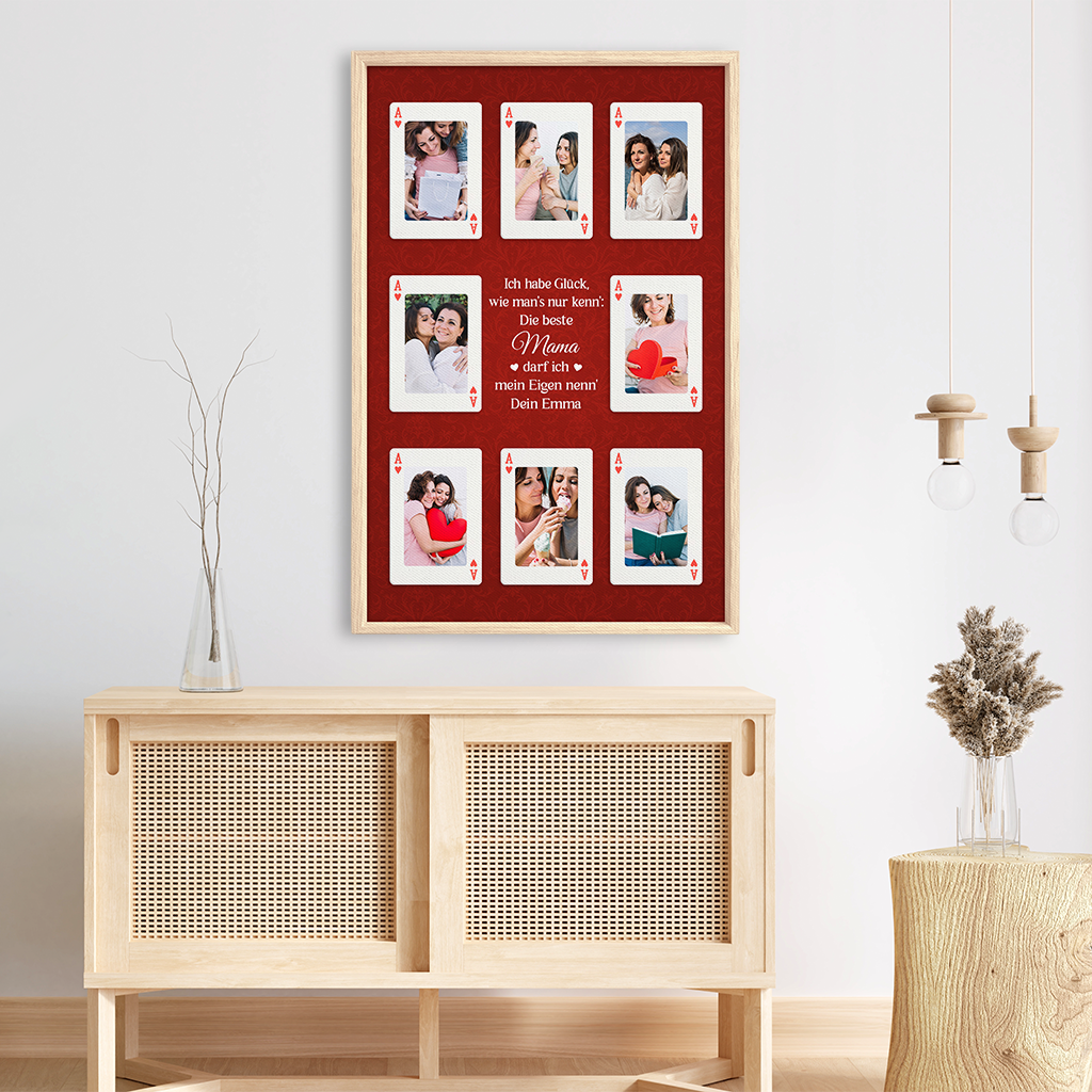8010CGE3 die beste mama darf ich mein eigen nennen personalisierte geschenke foto  leinwand mama 8010c6fma