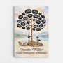 8011CGE1 unsere familienliebe ist felsenfest personalisierte geschenke familie  leinwand 8011c6vti_2
