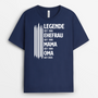 8017AGE2 legende ehefrau mama oma streifen personalisiertes geschenk  oma t shirt 8017a8pha