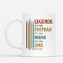 8017MGE1 legende ehefrau mama oma streifen personalisiertes geschenk  mama tasse 8017m8pha