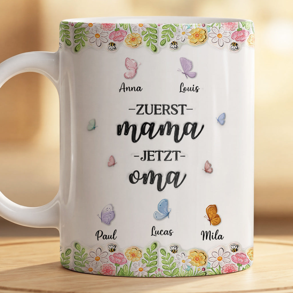 8017MGE2 legende ehefrau mama oma streifen mama tasse personalisieren 8017m8pha