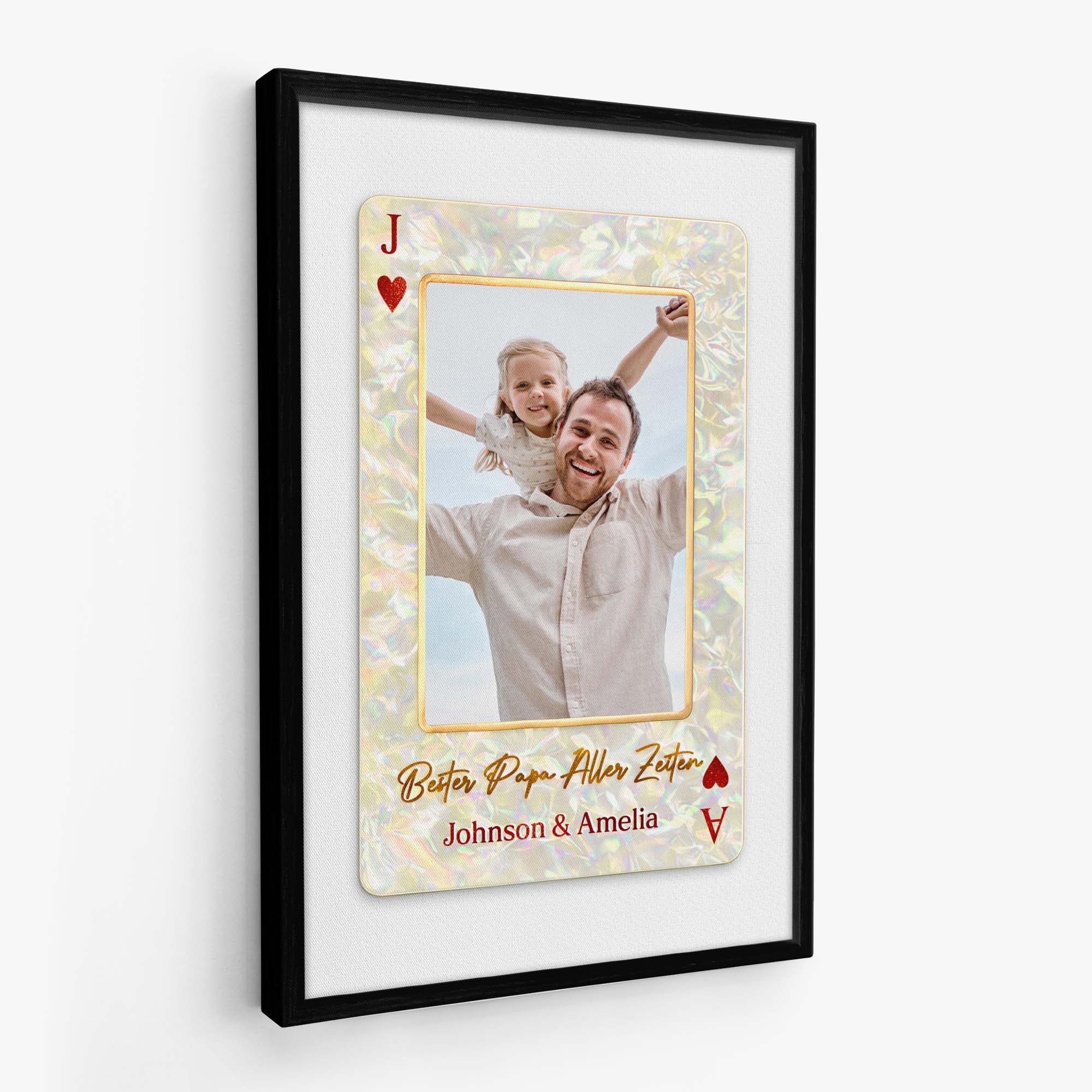 8037CGE2 beste mama aller zeiten personalisierte geschenke foto  leinwand mamapapa spielkarte 8037c8qma