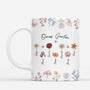 8054MGE1 omas garten schmetterlinge lineart personalisiertes geschenk garten  mama  oma tasse 8054m8y5a