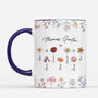 8054MGE2 omas garten schmetterlinge lineart personalisiertes geschenk garten  mama  oma tasse 8054m8y5a