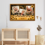 8068CGE3 3d druck effekt spruche fur liebe menschen im himmel personalisierte trauergeschenke  leinwand mit foto fur manner  frauen 8068c3fwa