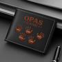 8127JGE2 3d druck effekt papas gang personalisierte geschenke herren  portemonnaie papaopa 8127j6kab