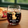 8149IGE1 pfoten weg von mamas wein personalisierte hunde geschenke  weinglas ohne stiel 8149invwc_2