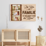 8162CGE3 die liebe zur familie ist der grosste segen des lebens personalisierte geschenke foto  leinwand mamapapa 8162csfwi
