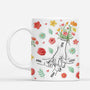 8163MGE1 3d druck effekt hand in hand mama  oma tasse personalisiert pinke blumen 8163m8pza