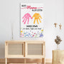 8177CGE3 beste mama aller zeiten handabdruck personalisierte leinwand mama  oma 8177cnpaa