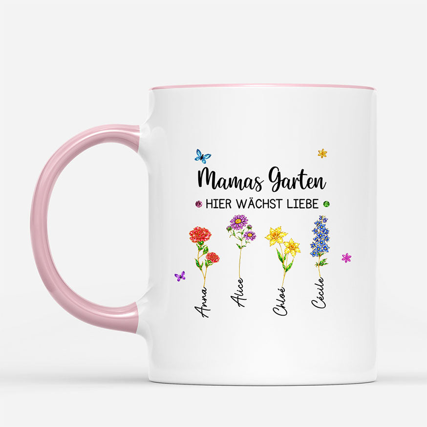 8181MGE2 omas garten hier w_chst liebe personalisiertes geschenk garten  mamaoma tasse glitzer blumen 8181m8v5a