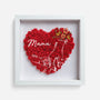 8215OGE1 mama hand in hand personalisiertes geschenk  blumen 3d bilderrahmen mamaoma 8215o6p5a