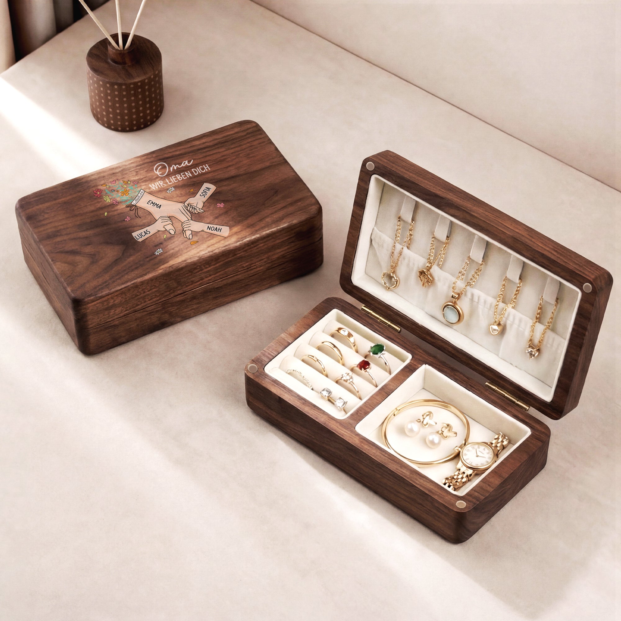 8227AGE2 mama wir lieben dich personalisiertes geschenk  schmuckkastchen holz mama oma 8227aj6paa