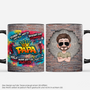 8244MGE1 3d druck effekt papa graffiti personalisiertes geschenk  opapapa tasse 8244mtqhb