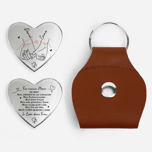 8270AGE1 mein ein und alles personalisiert_e paar geschenke  pocket hug schlusselanhanger 8270ajttag