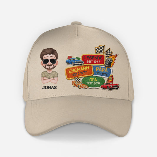 8290JGE1 3d druck effekt legende ehemann papa opa personalisiertes geschenk  kappen armeemuster 8290jspnb_f3286c3b 52eb 4a38 940b 2f10cd7bc2e7