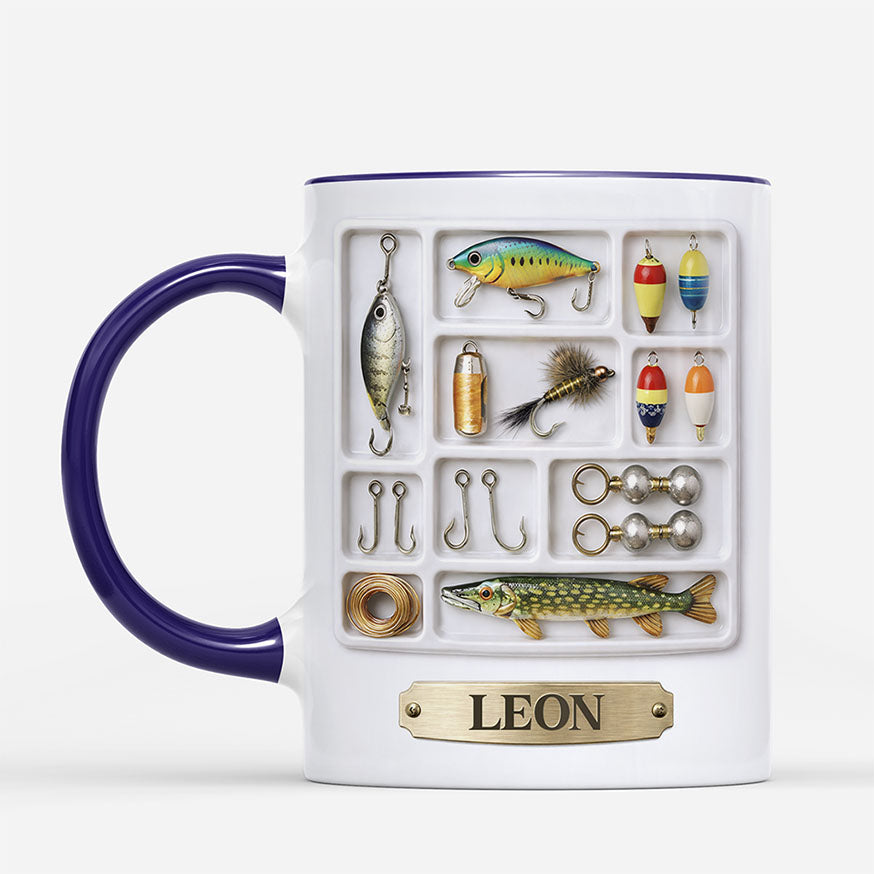8293MGE2 3d druck effekt angler geschenke personalisierte geschenke fur m_nner  tasse 8293mcvnb