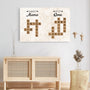 8314CGE3 zuerst mama jetzt oma personalisiertes kreuzwortratsel geschenk  leinwand marmor 8314c8p5a