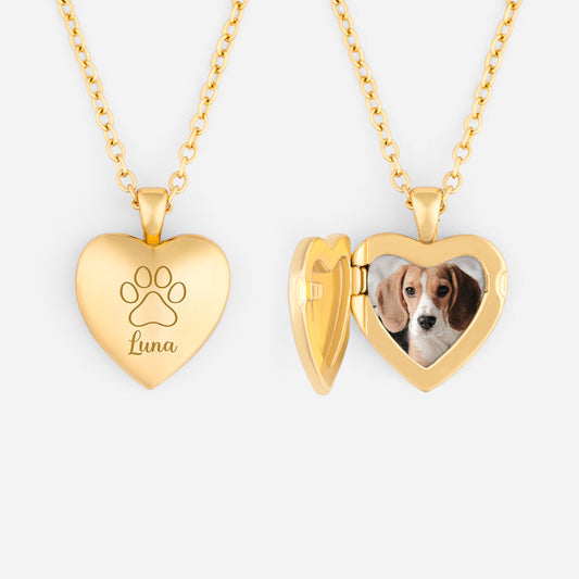 8334JGE1 pfote _ foto personalisiertes geschenk  herzkette mit bild zum aufklappen hund katze 8334j8v5d_1
