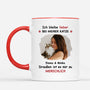 8346MGE2 ich bleibe lieber bei meinem hund draussen ist es mir zu menschlich personalisierte geschenke foto  hund katzen tasse 8346m8qtc
